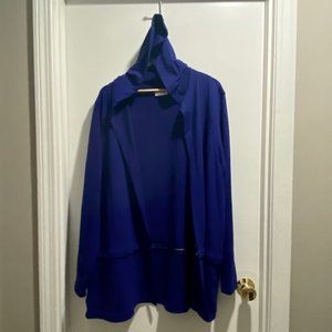 (7) Cee Bee CherylBurke Thumb Hole Knit Adj. Length Open Front Hoody Car…